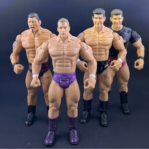 Jakks WWE Evolution Batista Randy Orton Triple H Wrestling Action Figure Lot